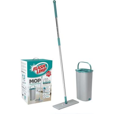 Imagem de Mop Lava e Seca e conjunto de balde esfregão auto espremível MOP7740 - Flash Limp
