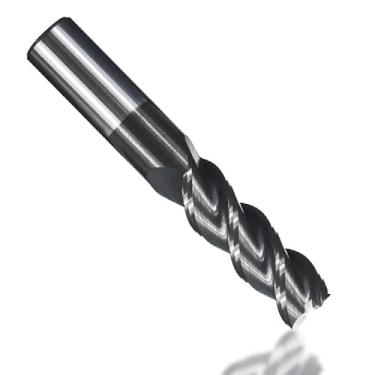 Imagem de WZFC Fresa de extremidade de 3 canais, fresa de extremidade de carboneto, fresadora, fresadora, fresadora, 8 x D8 x 25 x 60 L