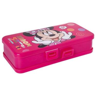 Imagem de Estojo Escolar Infantil Organizador Dupla Abertura com Trava Decorado 