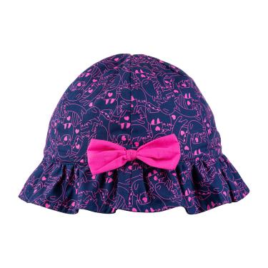 Imagem de Chapéu Infantil Azul Marinho Gatinhos 1 a 2 anos - Pimpolho