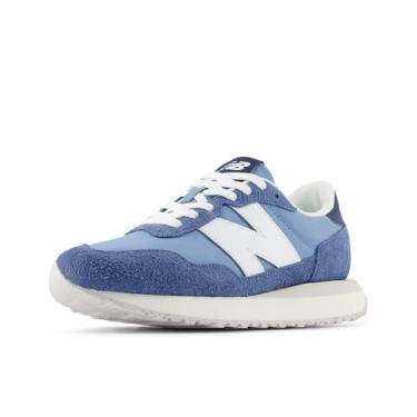 Imagem de New Balance Tênis feminino 237 V1, Shoreline Blue/Nb White, 40