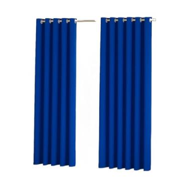 Imagem de Cortina Para Sala Ou Quarto 3,00x2,50 metros(AZUL ROYAL)