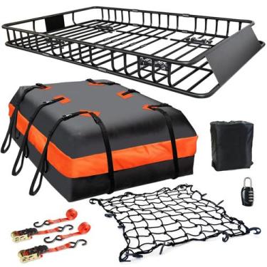 Imagem de Cesta de transporte MeeFar Roof Rack 165x99x15cm com bolsa e alças