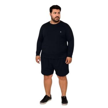 Imagem de Camiseta Manga Longa Com Proteção UV FPS50 Plus Size - RCV Store, G3, 