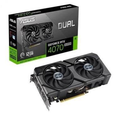 Imagem de Placa De Vídeo RTX 4070 Super Dual Asus Geforce, 12GB, GDDR6x