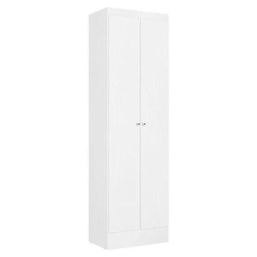 Imagem de Armário Multiuso 2 Portas Space Branco Acetinado - Thb - THB MÓVEIS