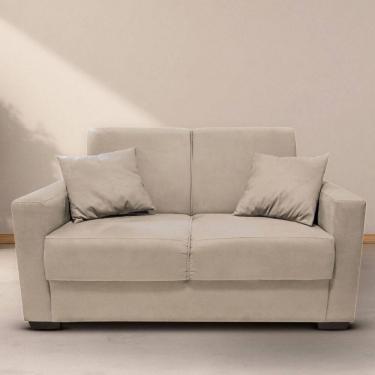 Imagem de Sofá Estofado 2 Lugares Sala Estar Recepção Clarice Suede
