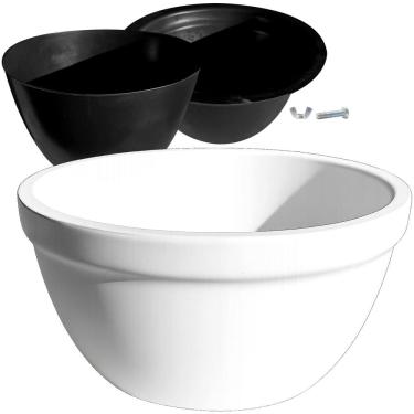 Imagem de Forma 3D para Vaso Ornamental Redondo em ABS 2mm para Concreto, Cimento e Gesso