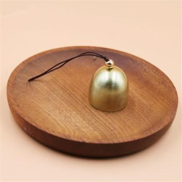 Imagem de Sino de vento para animais de estimação Sino decorativo de metal com som claro para coleiras de cães e gatos, pacote único, campainha de segurança estilo sino