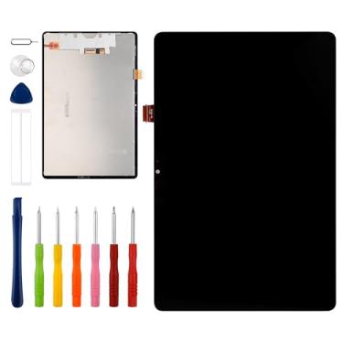 Imagem de Vvsialeek Novo conjunto de digitalizador de tela sensível ao toque LCD compatível com Galaxy Tab S9 FE SM-X510, SM-X516B [27.7 cm] com ferramentas de reparo - com funcionalidade de impressão digital