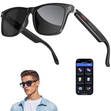 Imagem de Óculos inteligentes Domhong AI com Chat GPT Bluetooth 5.3 164 Lang