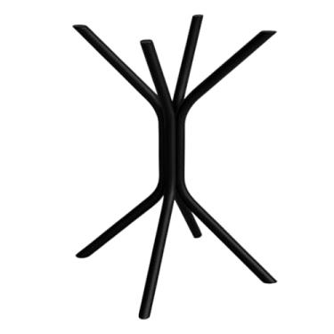 Imagem de Pé Base De Mesa De Aço Extra Forte Para Tampos Quadrado Redondo 4 Apoio Vidro Marmore Granito