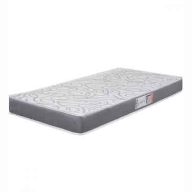 Imagem de Colchão Solteiro Espuma D33 Pro Confort 88x188x12cm Cinza Cinza