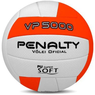 Imagem de Bola de Vôlei VP 5000 X Penalty, Branco, Laranja