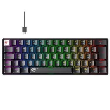 Imagem de Teclado Mecânico Gamer Havit Gt-kb11l Abnt2 Switch Vermelho