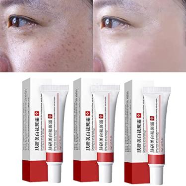 Imagem de MRSHANG Creme de sarda, creme de tratamento de remoção de cicatrizes de acne, creme de remoção de pigmentação para o rosto, creme de sarda de clareamento remove creme de melasma, adequado para todos os tipos de pele (3 peças)