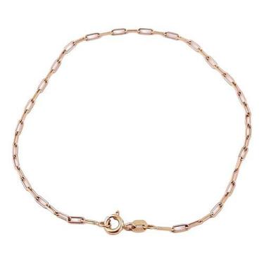 Imagem de Pulseira Masculina Maciça Cadeado 1.8 19 Cm Ouro 18k 750 - JOIE JOIAS 