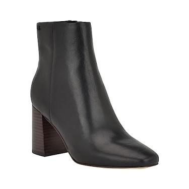 Imagem de Calvin Klein Bota feminina Audrina cano médio, Preto 001, 7.5