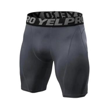 Imagem de Shorts Esportivos Masculinos De Compressão Respiráveis De Secagem Rápi