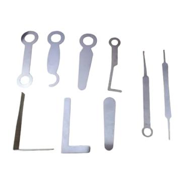 Imagem de oshhni Conjunto de 9 peças de ferramentas para reparo de sapatilhas de instrumentos de de madeira, ferramenta para reparo de sapatilhas de clarinete,