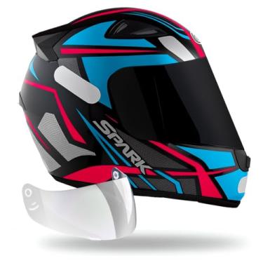 Imagem de Capacete Feminino Ebf Spider Tiffany + Viseira Fumê 2.2mm (60)