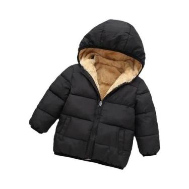 Imagem de Jaqueta De Inverno Para Meninos E Meninas Com Capuz De Desenho Animado