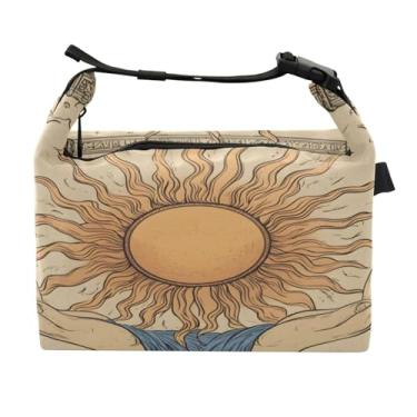 Imagem de STAYTOP Lancheira Sun Art com alça de fivela, lancheira isolada para meninos e meninas, lancheira térmica para trabalho escolar