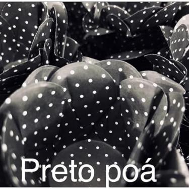 Imagem de Forminhas para Doces Finos - Kit 40/120 Formas Flor Decorativas | Ideal para Casamentos, Festas e Cupcakes (Style poá preto,40)