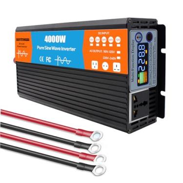 Imagem de Inversor de onda senoidal pura de 4000 watts, 12V/24V/48V/60V/72V CC para 110V/220V CA, para veículos recreativos, caminhões, sistemas solares, residências,60V to 220V