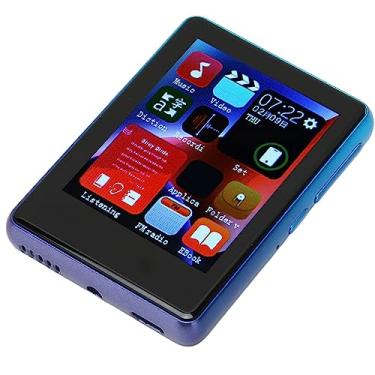 Imagem de Cryfokt Leitor de MP3 Com Formatos de Suporte de Rádio FM para Entusiastas da Música, Leitor de Música Com Tela de Toque Total de 2,4 Polegadas para Frequentadores de Academia (4+64GB (cartão de