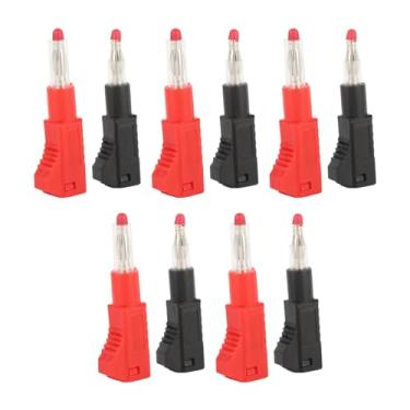 Imagem de aqxreight Conectores de Plugues Banana de 4 Mm Com Bainha Retrátil para Equipamentos de Segurança Industrial Feitos Totalmente de The Ma Banana Plug Plugue de de 4 Mm de Empilhável Retrátil