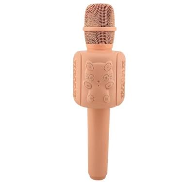 Imagem de Genérico Microfone Bluetooth Karaokê Infantil Rosa, Sem Fio, Microfone Duplo, Bateria, 2 Microfones Incluídos, Para Brincadeira