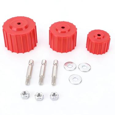 Imagem de FTVOGUE Conjunto de Limpador de Tubos de Cobre, 3 Unidades de 1/2 pol. 3/4 pol. 1 para Tubos de Alta Resistência e Tarefas Industriais Com Haste Hexagonal de /4 para