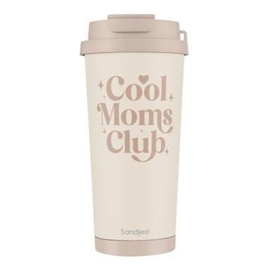 Imagem de SANDJEST Presente para mãe do filho filha, copo de café com tampa 2 em 1 de aço inoxidável, 510 g, caneca de viagem isolada para mulheres, mães, mãe, ideia de presente para aniversário, Natal, dia das