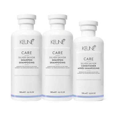 Imagem de Kit Keune Care Silver Savior Shampoo Extra Condicionador (3 produtos) 