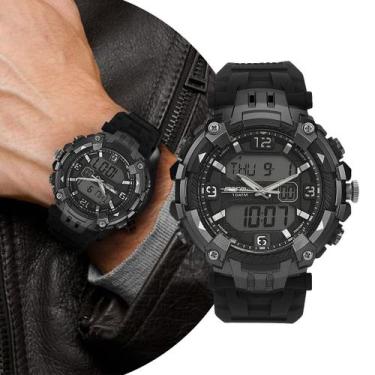 Imagem de Relógio Masculino Esportivo de Pulso Digital e Analógico Tático Milita