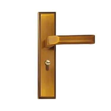 Imagem de PXNQMTJM Fechadura de porta silenciosa estilo chinês quarto quarto luz de fechadura de porta de madeira maciça conjunto de fechadura de porta interna de luxo conjunto de fechadura magnética (grande 50