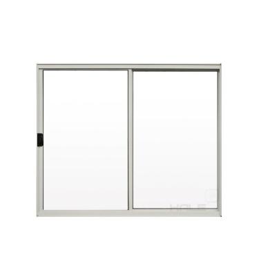 Imagem de Janela De Alumínio De Correr 100x100cm 2 Folhas Branco