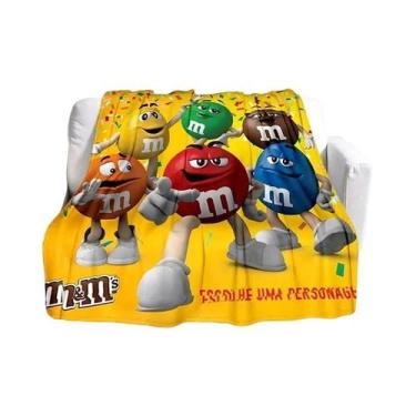 Imagem de Cobertor De Pelúcia Infantil M&M Bean Chocolate Quente E Fashion Para 