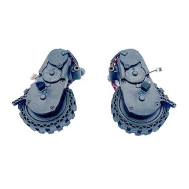 Imagem de Hujscufdjy Roda esquerda e direita, compatível com Ecovacs N8/N8 Pro/T8/T9/950/920, peças sobressalentes para aspirador de pó (roda esquerda direita)