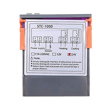 Imagem de HEEPDD Controlador de Temperatura Digital STC 1000, Mini Termostato Com Grande Display LED e Função de Alarme, para Equipamentos Industriais de Refrigeradores e Freezers (24V)