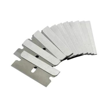 Imagem de 50/100 Peças Lâmina De Barbear Raspador De Metal Para Limpeza De Cola 
