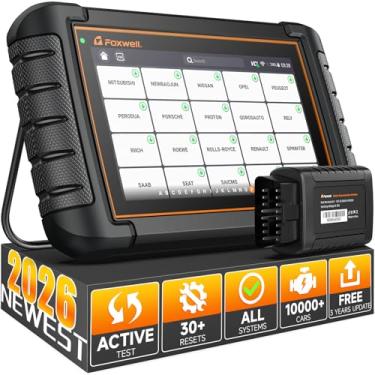 Imagem de Scanners FOXWELL 2025 NT809BT Ferramenta de digitalização bidirecional, ferramenta de diagnóstico de scanner OBD2 com 30 manutenções, leitor de código de todos os sistemas para carros e caminhões