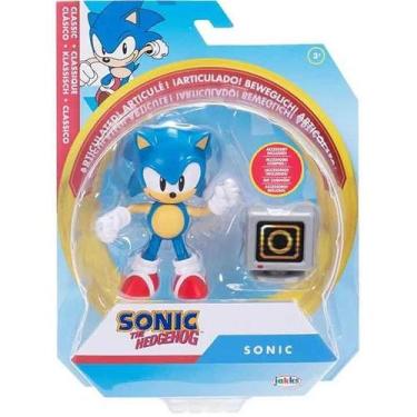 Imagem de Boneco Articulado Sonic de 9CM e Caixa de ITENS ANEL Sonic SUNNY 4224