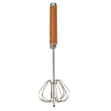 Imagem de Batedor Mixer Manual de Ovos 26,5 cm Marrom - Quanhe