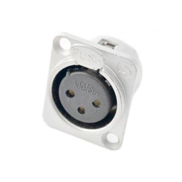 Imagem de Plug Xlr Santo Angelo Canon Painel Femea Niquel