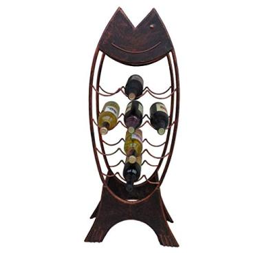 Imagem de Rack de armazenamento de vinho de metal para cozinha/pub suporte de prateleira de garrafa de vinho