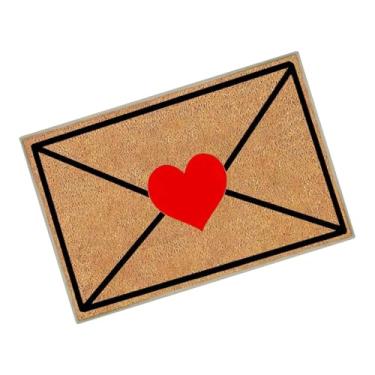 Imagem de Capacho do dos Namorados | Capacho Absorvente De Carpete,Tapete de Entrada,para Casa Escritório Hotel