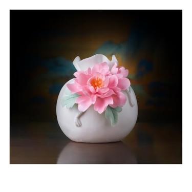 Imagem de Vaso pequeno vaso de cerâmica ornamentos sala de estar arranjo de flores casa estudo quarto arte decoração vasos de flores