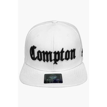 Imagem de Boné Compton Aba Reta Snapback Classic Branco-Unissex
